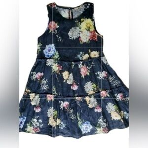 Le Ragazze  Made in Italy LinenTiered  Dress SzM
Floral Boho Peasant Feminine